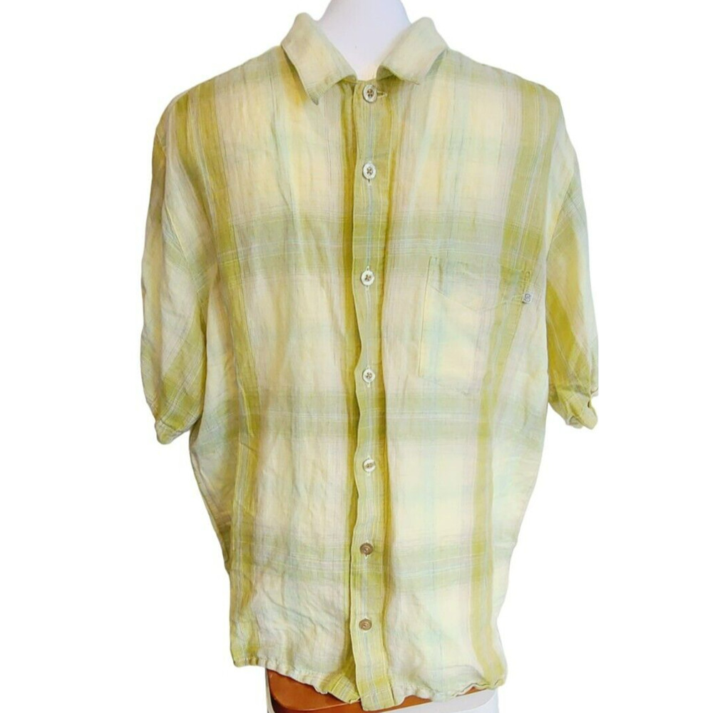 Solitude Button Up Short Sleeve‎ Shirt Size XL